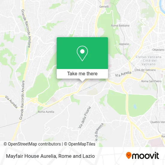 Mayfair House Aurelia map