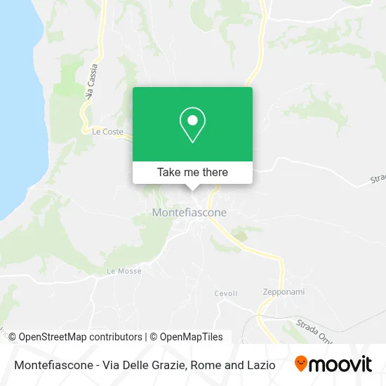 Montefiascone - Via Delle Grazie map