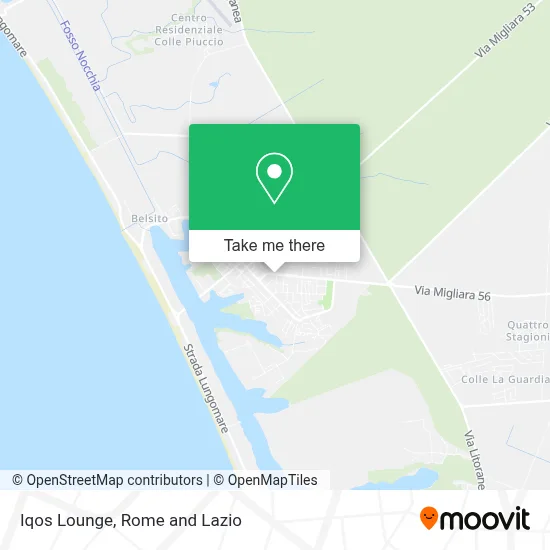 Iqos Lounge map