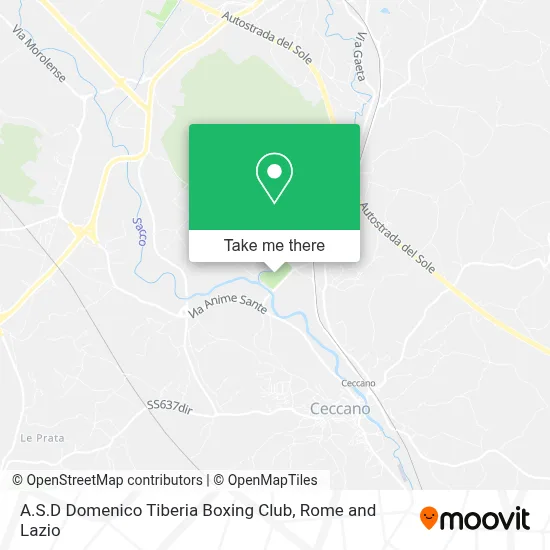 A.S.D Domenico Tiberia Boxing Club map
