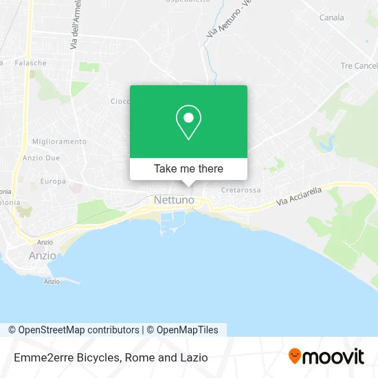Emme2erre Bicycles map