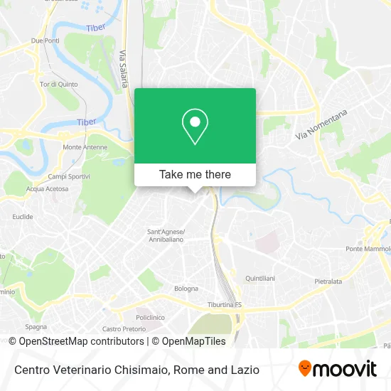 Centro Veterinario Chisimaio map