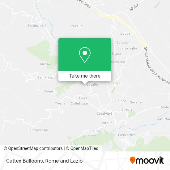 Cattex Balloons map