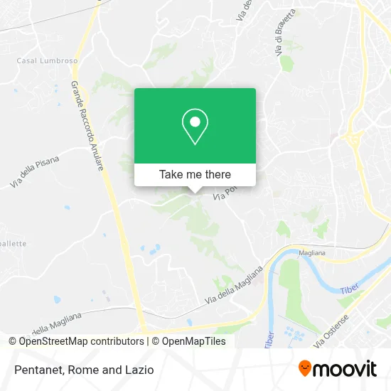 Pentanet map