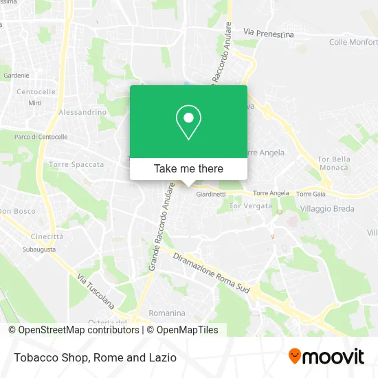 Tobacco Shop map
