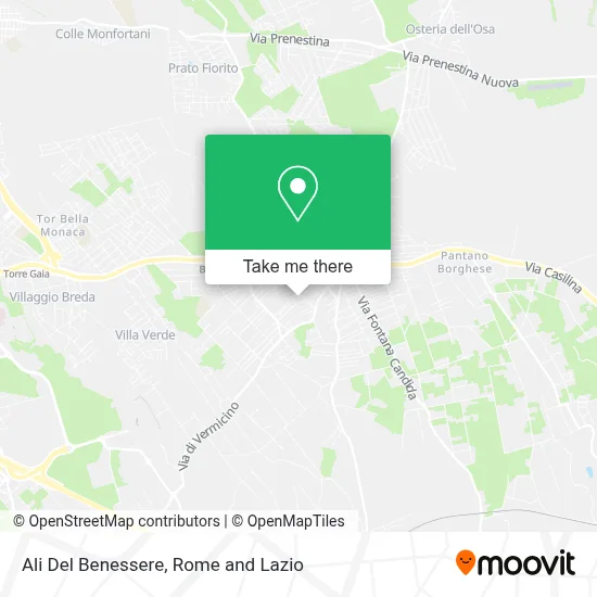 Ali Del Benessere map