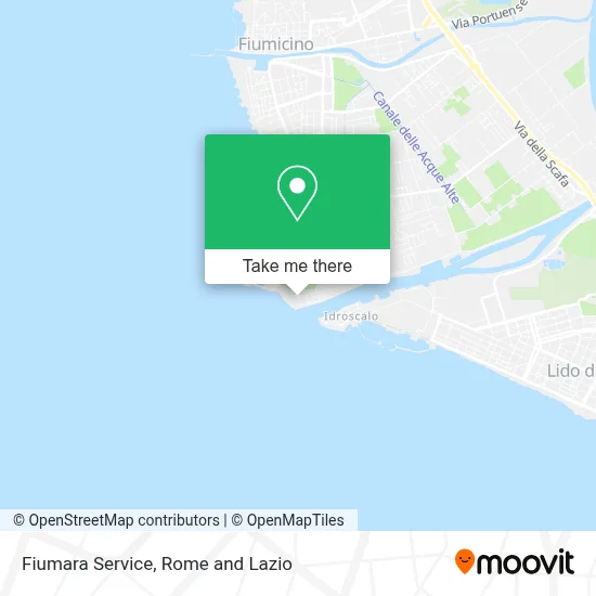Fiumara Service map