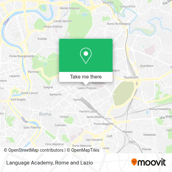 Language Academy map