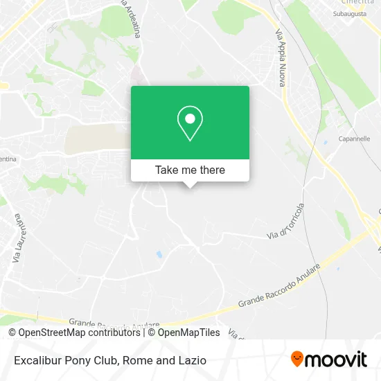Excalibur Pony Club map