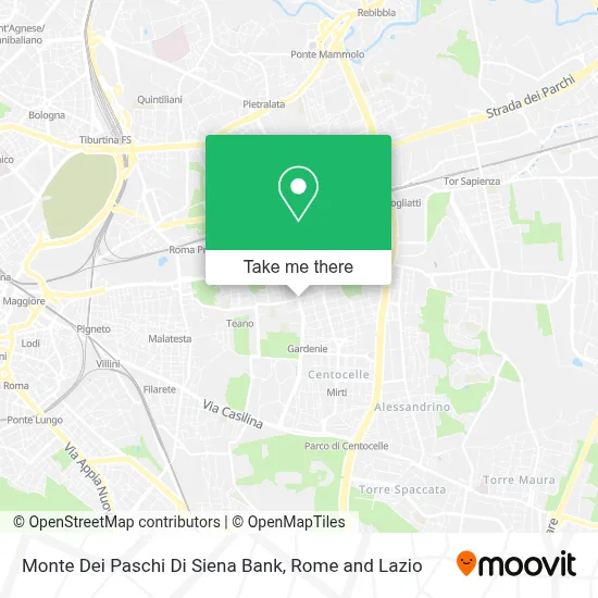 Monte Dei Paschi Di Siena Bank map