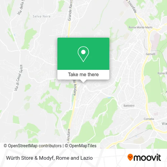 Würth Store & Modyf map