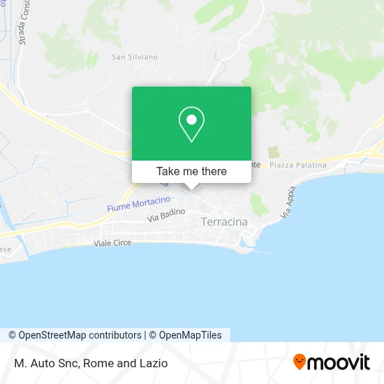 M. Auto Snc map