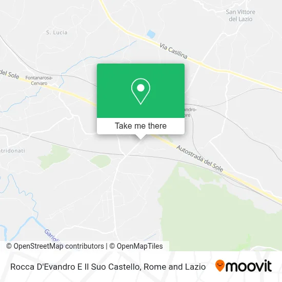 Rocca D'Evandro E Il Suo Castello map