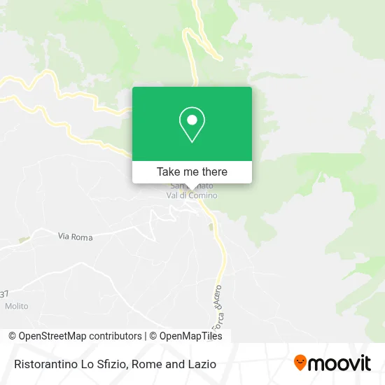 Ristorantino Lo Sfizio map
