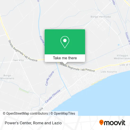 Power's Center map