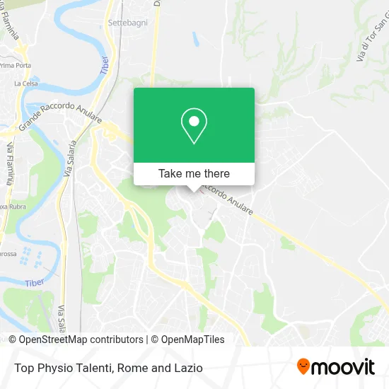 Top Physio Talenti map