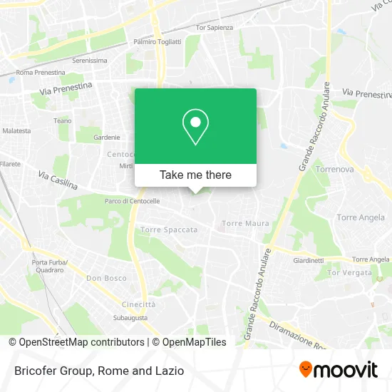 Bricofer Group map