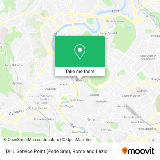 DHL Service Point (Fede Srls) map