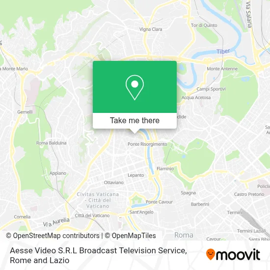 Aesse Video S.R.L  Broadcast Television Service map