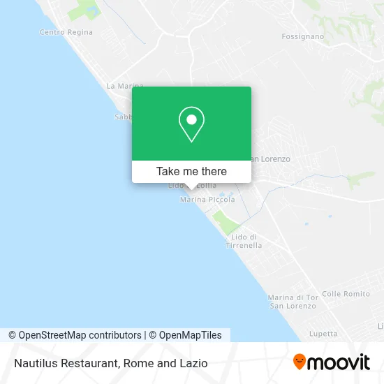 Nautilus Restaurant map