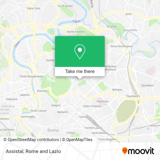 Assistal map
