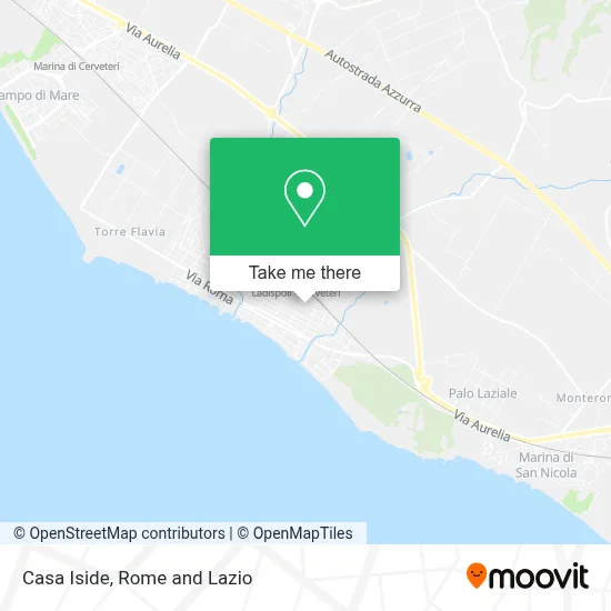 Casa Iside map