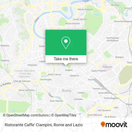 Ristorante Caffe' Ciampini map