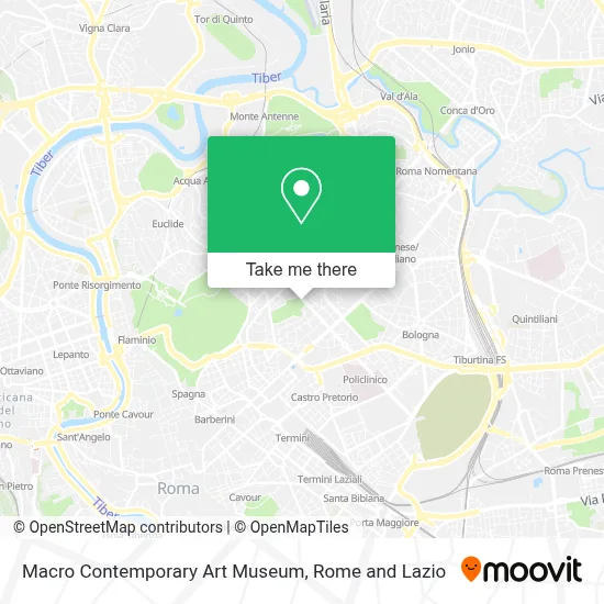 Macro Contemporary Art Museum map