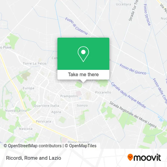 Ricordi map