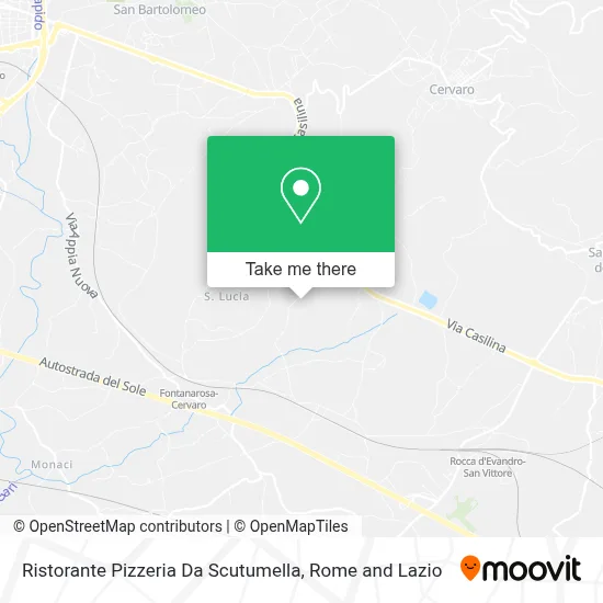 Ristorante Pizzeria Da Scutumella map