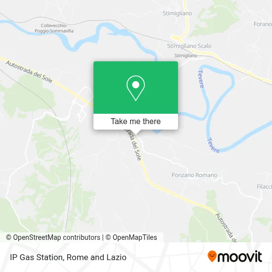 IP Gas Station map