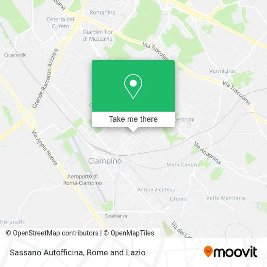 Sassano Autofficina map