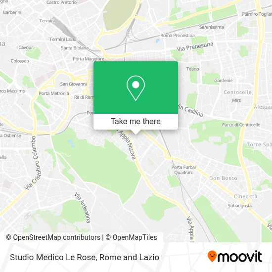 Studio Medico Le Rose map