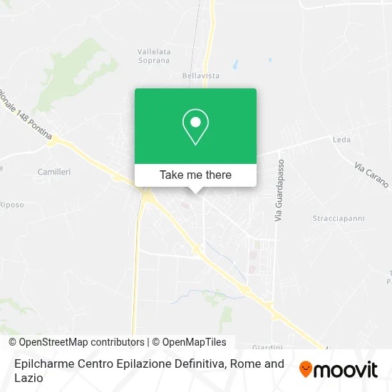 Epilcharme Centro Epilazione Definitiva map