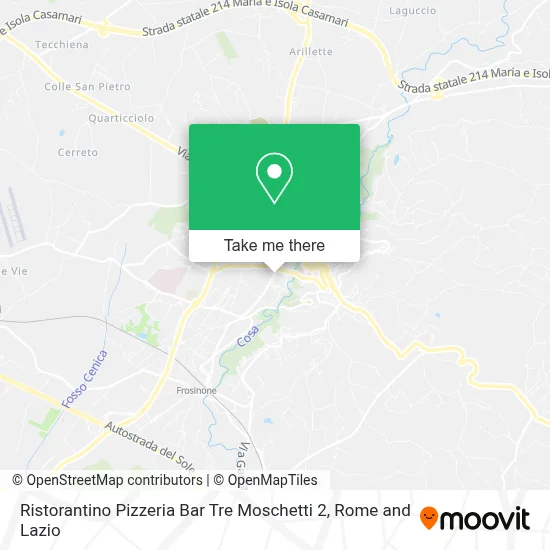 Ristorantino Pizzeria Bar Tre Moschetti 2 map