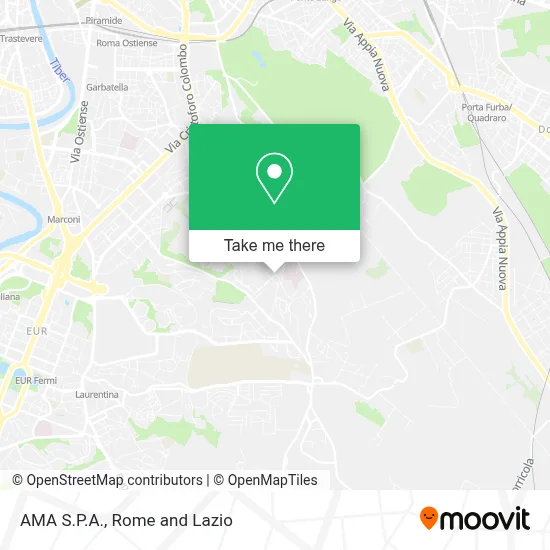 AMA S.P.A. map
