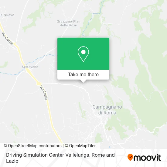 Driving Simulation Center Vallelunga map