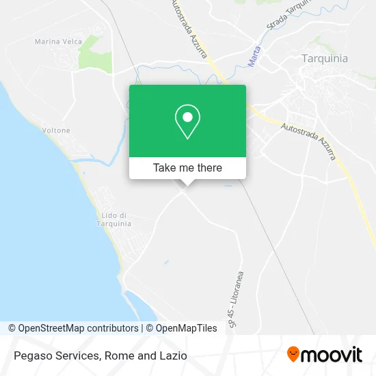 Pegaso Services map