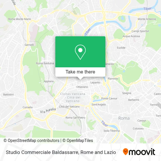 Studio Commerciale Baldassarre map