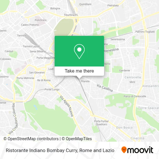 Ristorante Indiano Bombay Curry map
