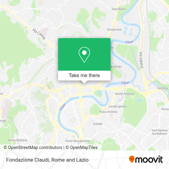Fondazione Claudi map