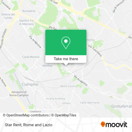 Star Rent map