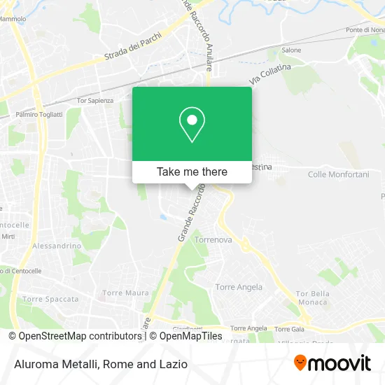 Aluroma Metalli map