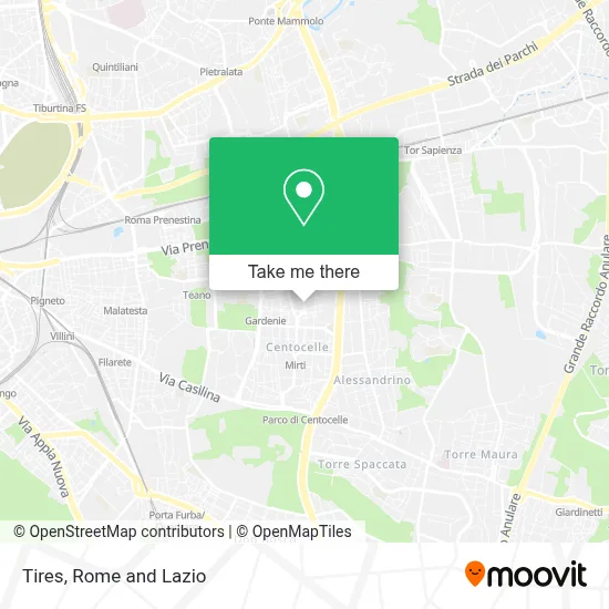 Tires map