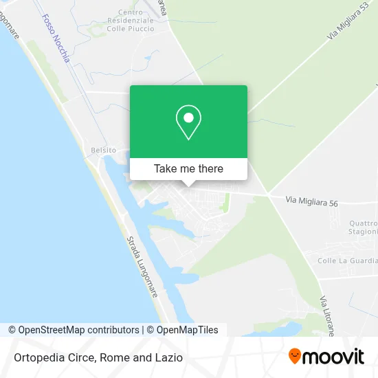 Ortopedia Circe map