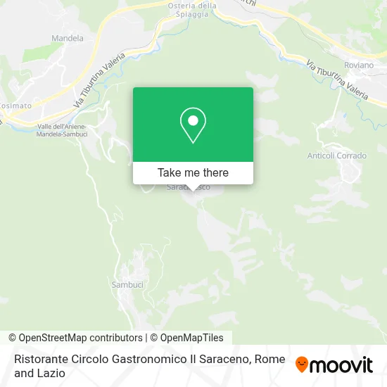 Ristorante Circolo Gastronomico Il Saraceno map