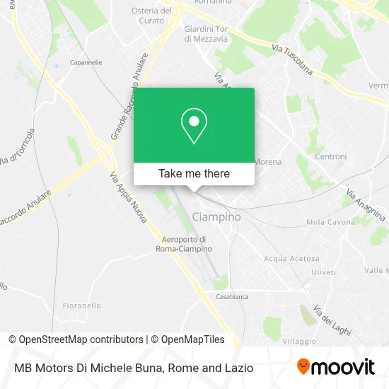 MB Motors Di Michele Buna map