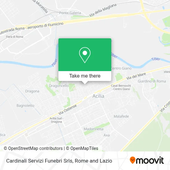 Cardinali Servizi Funebri Srls map