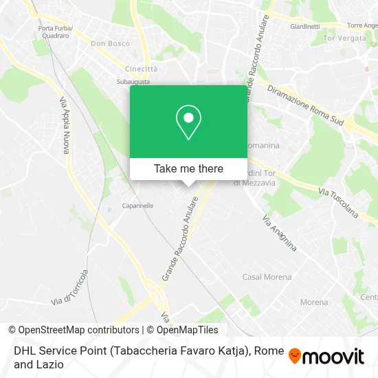 DHL Service Point (Tabaccheria Favaro Katja) map