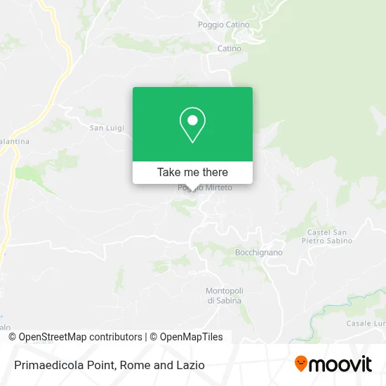 Primaedicola Point map